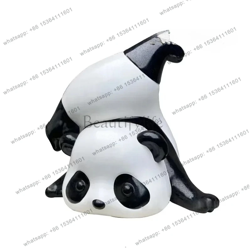 55Nordic outdoor door sculpture shopping mall hot pot barbecue milk tea shop clock in the floor large ornament