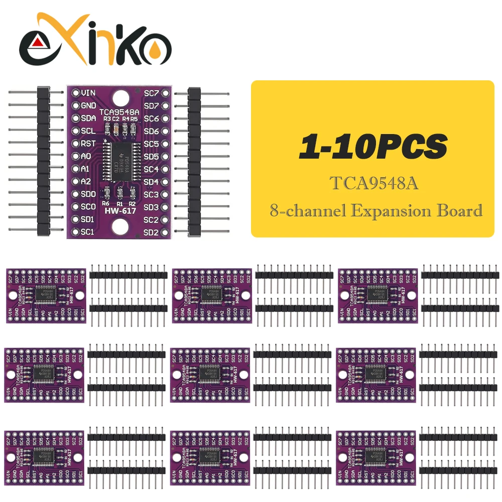 1-10pcs TCA9548A 1-to-8 8 Way I2C 8-channel Multi-channel Expansion Board IIC Module Development Board 9548 For Arduino