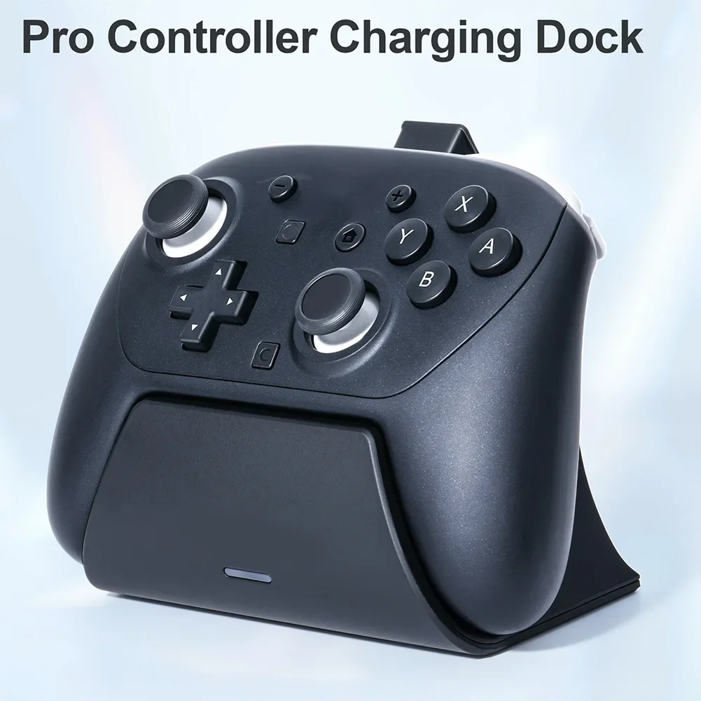 Controller Charger Stand Compatible for Switch 2 Pro Controllers Charger Gamepad Dock Dock W/ LED Indicator