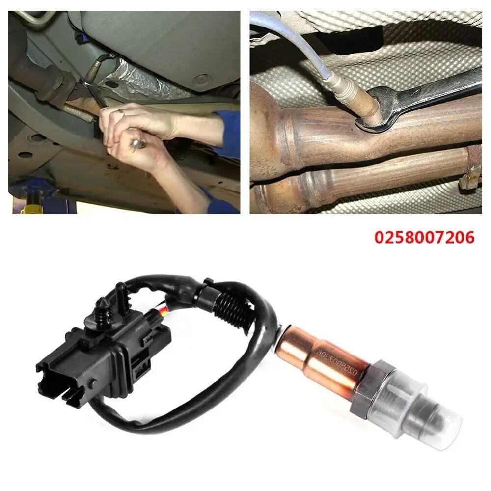 0258007206 Broadband O2 Air Fuel Ratio Oxygen Sensor Suitable for PLX AEM UEGO 30-2001-