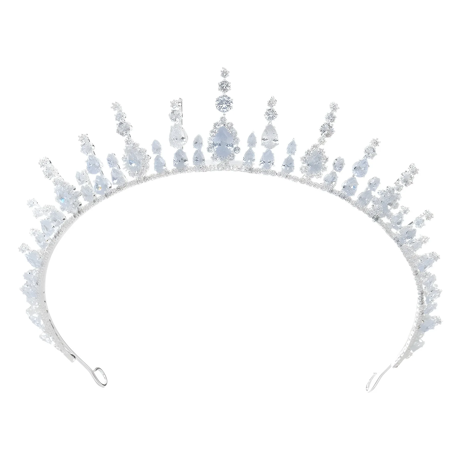 Luxury Queen Crowns For Wedding Hair Jewelry Headdress Crystal Bridal Tiara Crown For Women Pageant Diadem Party Bride Headpiece