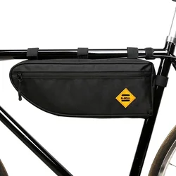 B-SOUL Waterproof Bicycle Triangle Bag Bike Frame Front Tube Bag Large capacity Cycling Pannier Packing Pouch Accessories