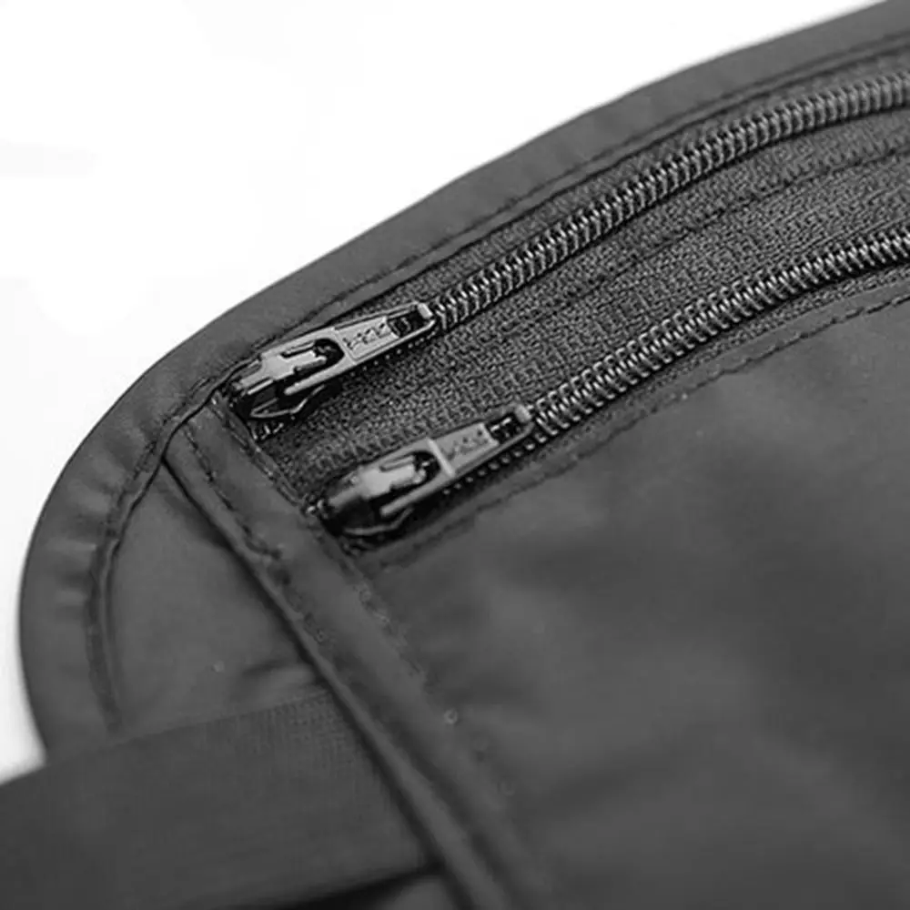 Portafoglio nascosto da donna/uomo Marsupi di sicurezza segreta Utile custodia da viaggio Borse per soldi per passaporto Borsa da corsa in tessuto