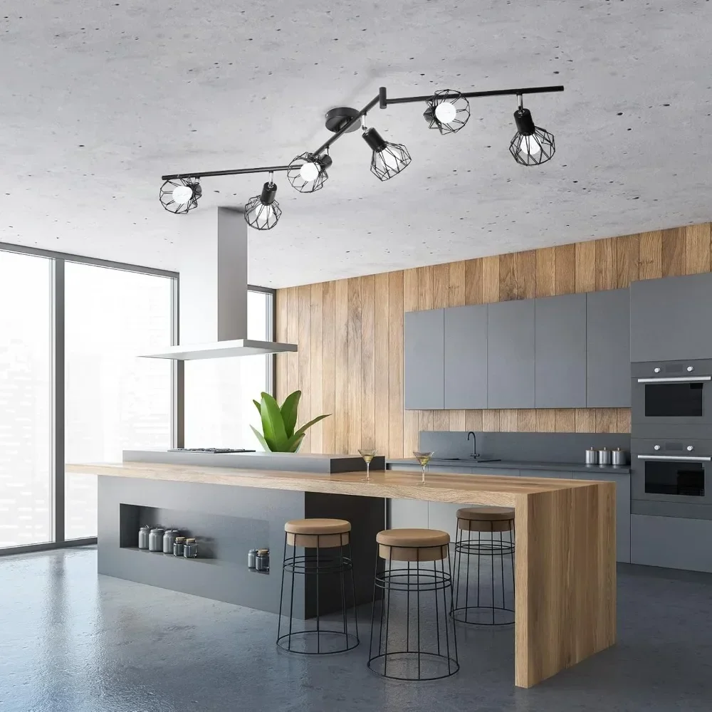 OTJER E14 LED Ceiling & Wall Light with 350° Rotation, Ideal for Kitchen, Living Room and Bedroom