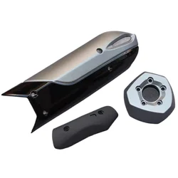 For KYMCO 400cc Xciting 400 Xciting400 Motorcycle Exhaust Pipe Protective Cover Anti Scald cover Tail Cap motorcycle accessories