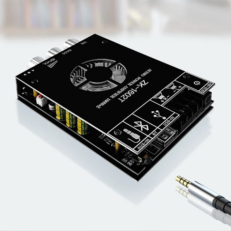 

ZK-1602T Bluetooth цифровой модуль усилителя мощности 2X160W TDA7498E 2,0 каналов Bluetooth аудио Плата усилителя мощности