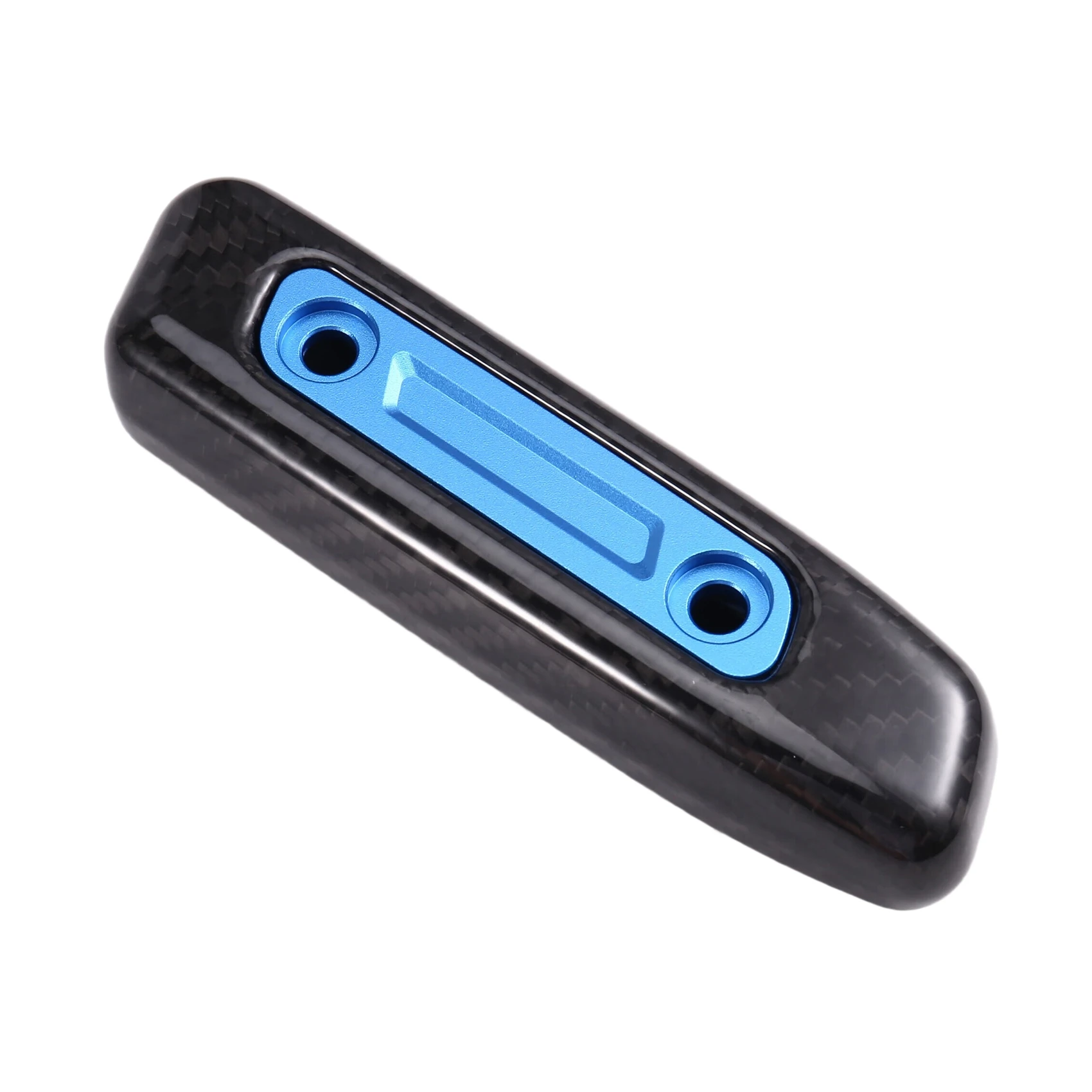 

A99F-Real Hard Carbon Fiber Car Handbrake Grip Trim Cover For Ford Mustang GT Dark Horse Ecoboost 2024 2025 2026