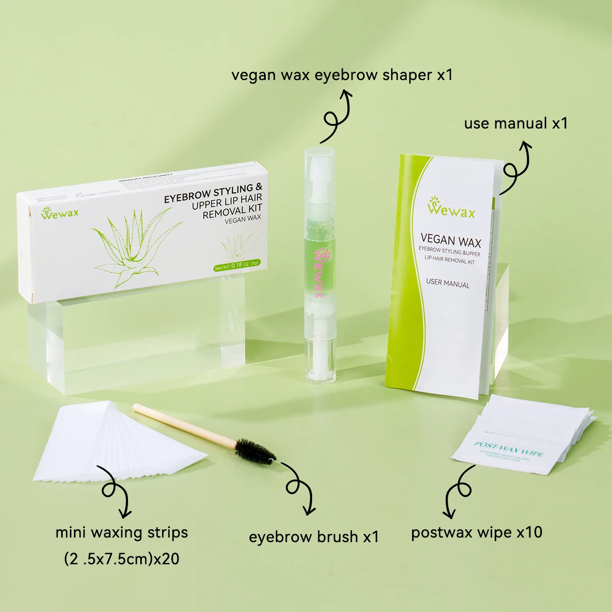 WEWAX Eyebrow Wax, Aloe Scente - đánh giá và giá Women'S Alo Accessories