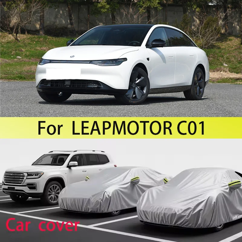 

Car cover for LEAPMOTOR C01 Dust proof car cover,car dust,waterproof tape,with reflective strip