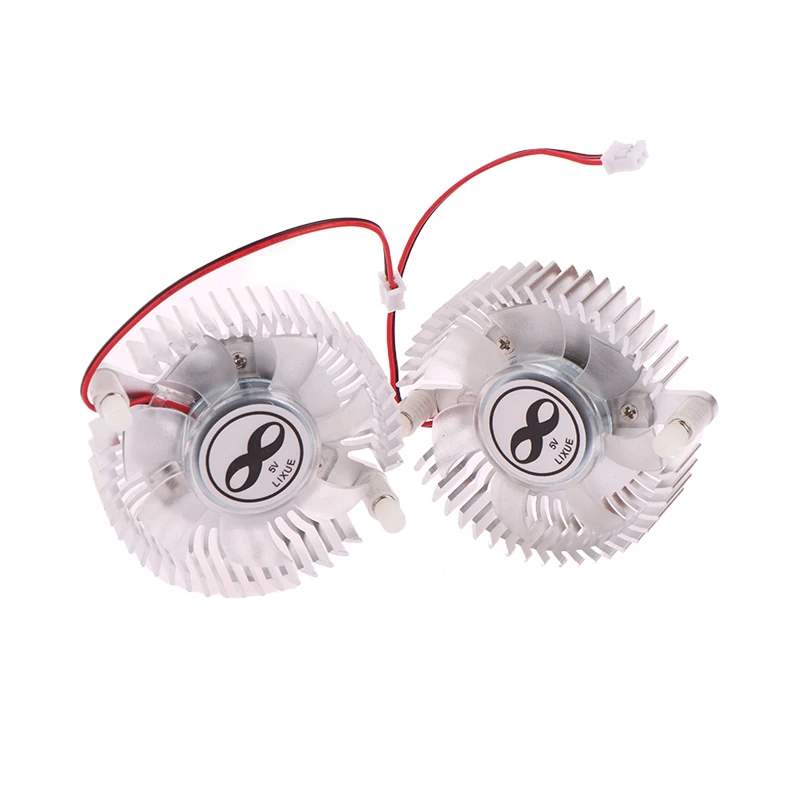 DC 5V Aluminum Heatsink With Fan CPU Graphics Heatsink 55mm Cooling Fan For DIY PC Laptop Computer Case XH2.0 Interface Fans