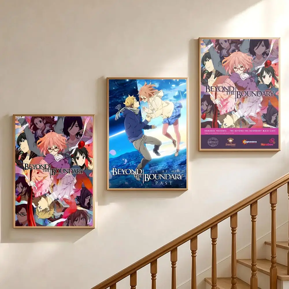 anime Beyond the Boundary Poster Poster HD Printing Soothing and Cream Style Home Decor for the Living Room Cafes Gift