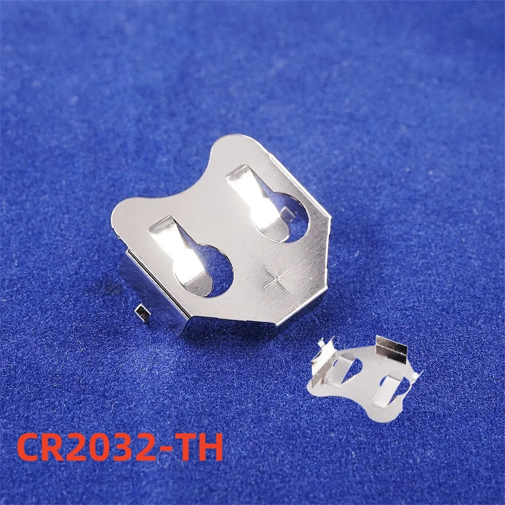 50 Pcs 20.0MM CR2032 2032 Battery Button Cell Holder Coin Retainer Power Supply Connector Clip Through Hole PCB Solder