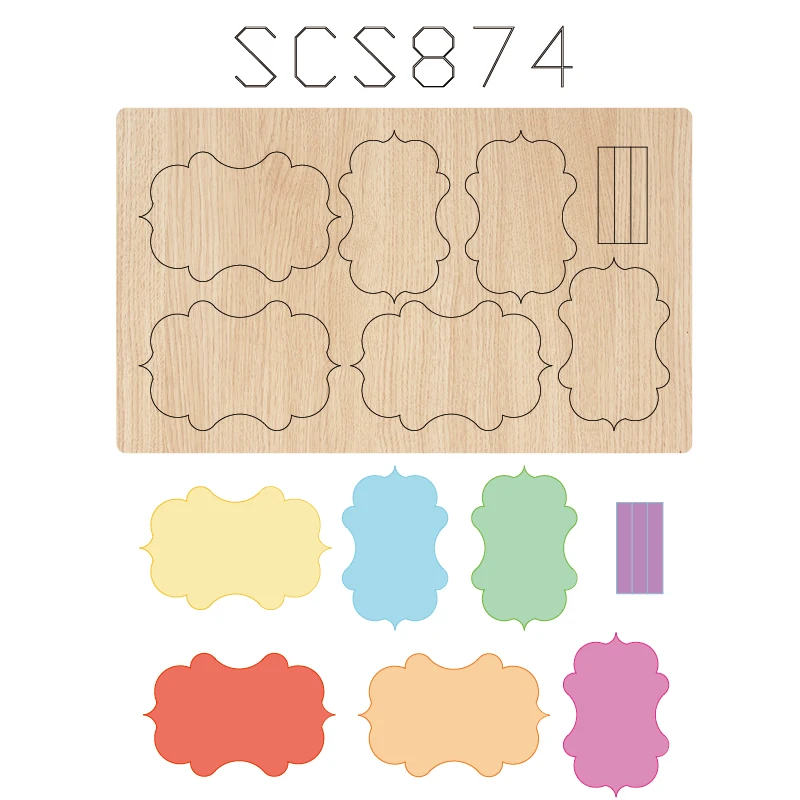 Wooden Bowknot Cutting Knife Die, Used with the Machine, SCS874