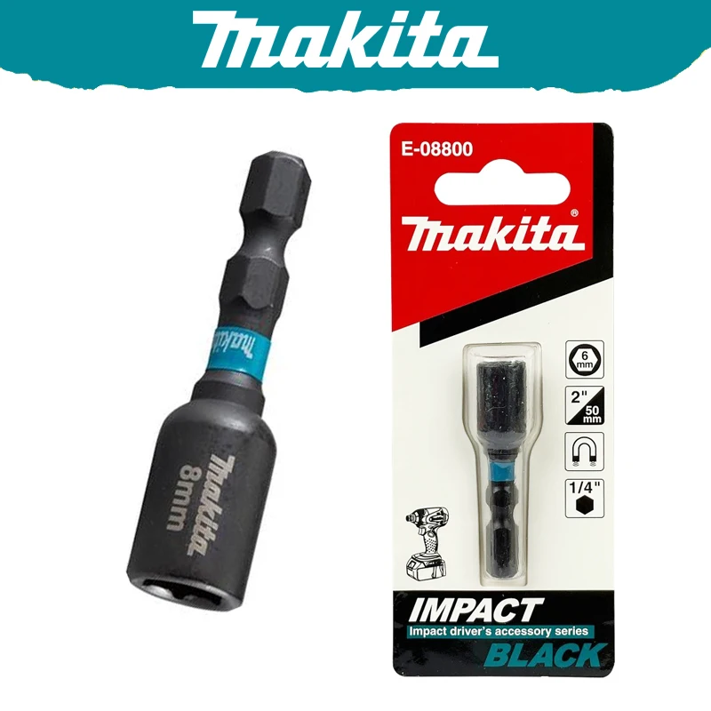 MAkita E-08800 Impact Black Magnetic Sleeve Drill Bit Fixing Durable High Hardness Metal Tool Attachments