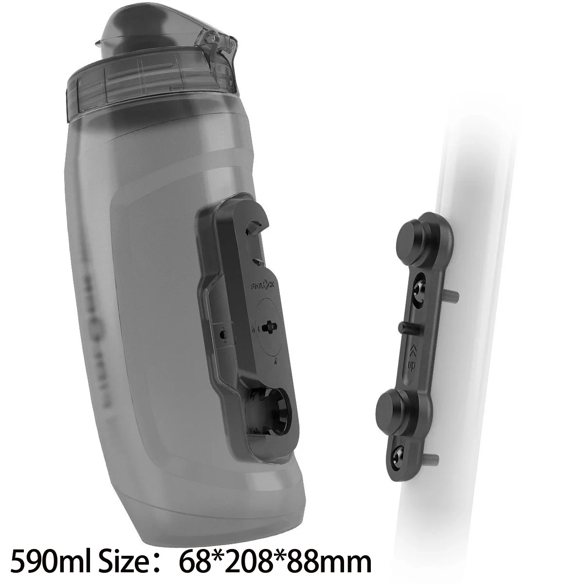 FIDLOCK TWIST Fahrradflasche mit angebrachten magnetischen Halterungen für 450ML/590ML/800ML Flaschen – Magnetische Flaschenhalterung ohne Flaschenhalter – Detail 2