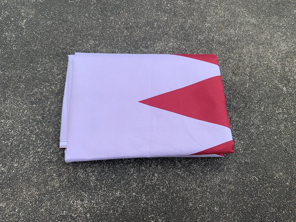 90x150 سنتيمتر علم قطر بوليستر عالي الجودة معلق على الوجهين علم قطر ديكور داخلي وخارجي لافتة