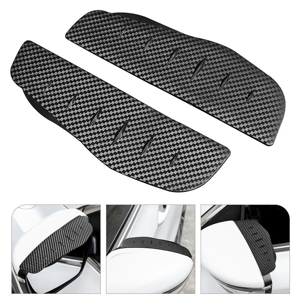 

1 Pair Car Rear View Guards Adhesive Waterproof Eyebrow For Side Mirrors Rain Cover Sun Visor Dust Protection Rear View Mirror
