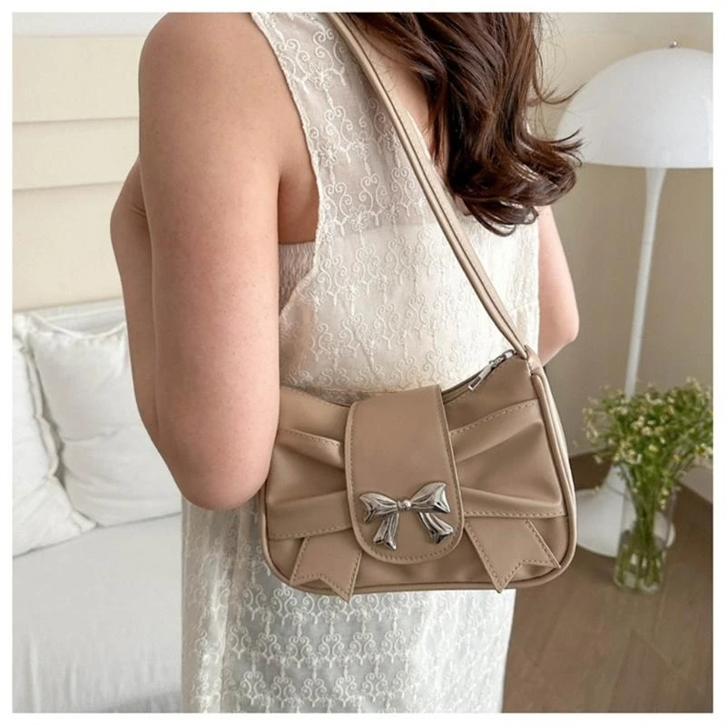 

G5AE Fashion Armpit Bag for Women PU Leather Handbag Shoulder Bag Shopping Dating Bag