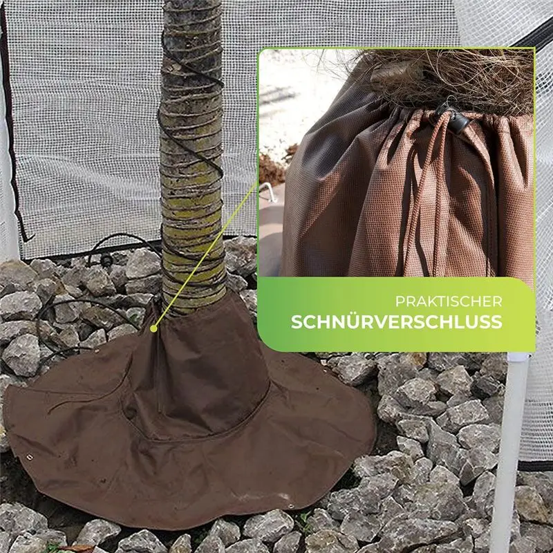 Winter Palm Tree Root Protector, Brown, Winter Constant Temperature Protection Bag Landscape Tree Root Thermal Cover Easy To Use