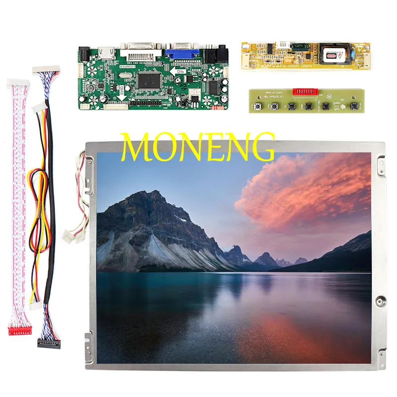 

Original 12.1inch LQ121S1LG55 LCD Monitor High Quality Brightness 500nits IPS LCD Screen HD MI VGA DVI Controller Dirver Board