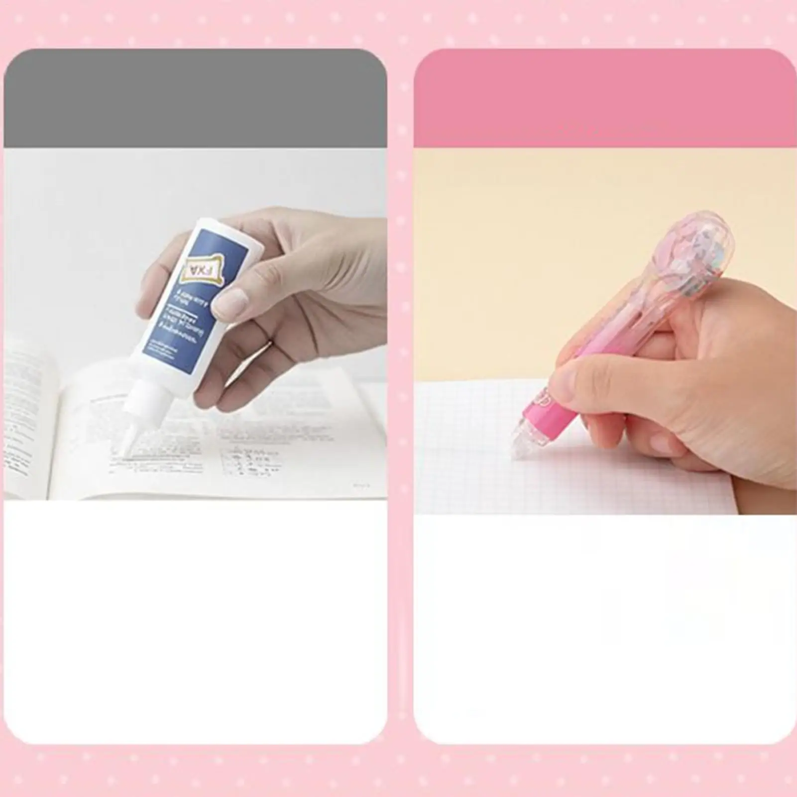 Rullo per nastro adesivo Forniture per progetti artistici cancellabili Dispenser per runner di colla per la creazione di cartoline Progetti scolastici Album fotografici per lavoro d'ufficio