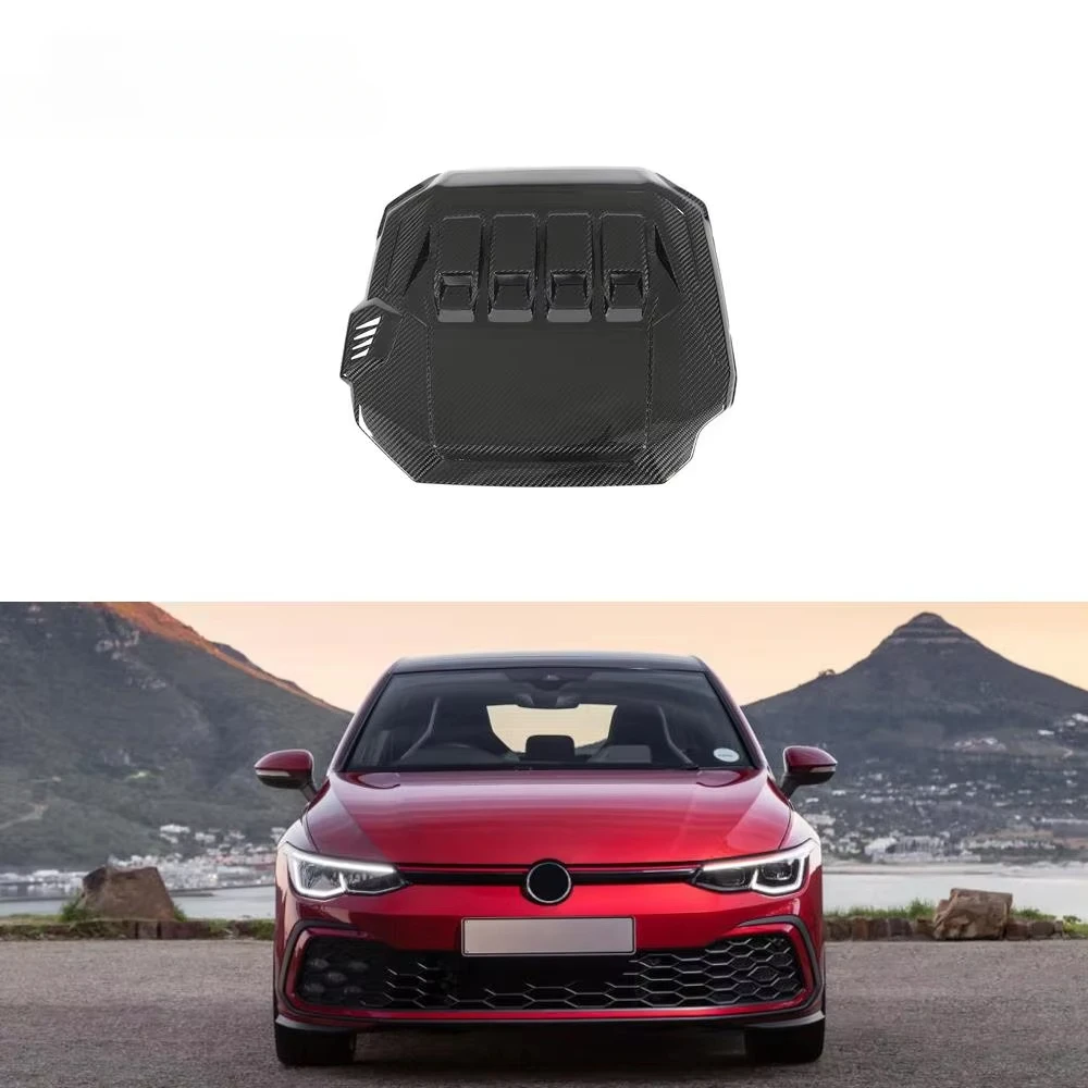 

Dry Carbon Fiber MK8 Front Engine Hood Cover for VW Golf MK8 GTI 2021-2023