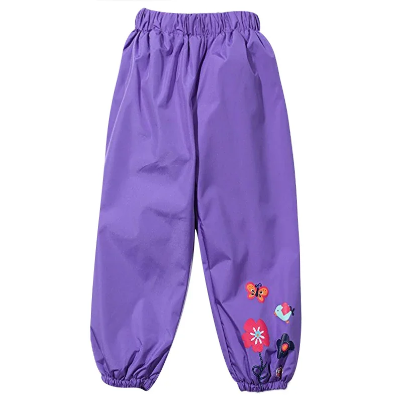 Kid Raincoat Rain Pants Casual Fashion Waterproof Girls Boys Pant Children’s Kids Rain Trousers for 1 2 3 4 Years