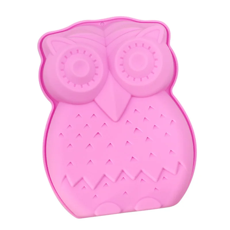 Big Single Owl Shaped Silicone Cake Mold Handmake DIY Bread Mould Silicone Moulds For Cake Decorations