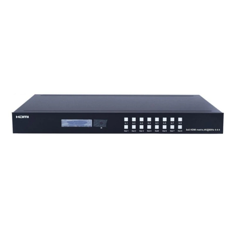 2026 new DT-7488W 8x8 8 in 8 Out HDMI 2.0 Matrix Switch Support 4K 60Hz 18Gbps HDR 4:4:4