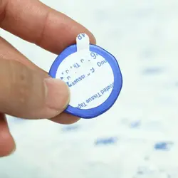 100Pcs Double-Sided Adhesive Wax Seal Transparent Ultra-Thin Wedding Invitation Card Sealing Seals Waterproof Stamps Sealing