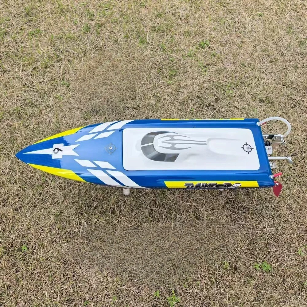 RC  Ships 75cm Brushless Motor Driven Remote Control Speedboat Made of High-density Fiberglass RC Schiffe Model Ship Toy