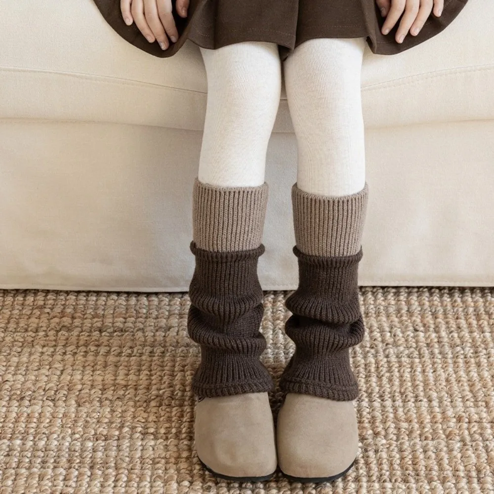 

Новые утолщенные гетры, вязаные носки до середины икры в стиле Лолиты, носки с ворсом в стиле Харадзюку, подарок