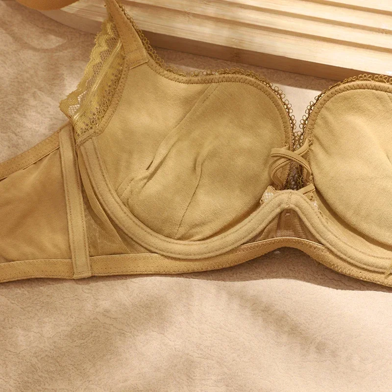 Patchwork Lace Underwear Push Up Bras for Women Sexy Comfort Lingerie Bra Brassiere Black Underwear Autumn and Winter Styles