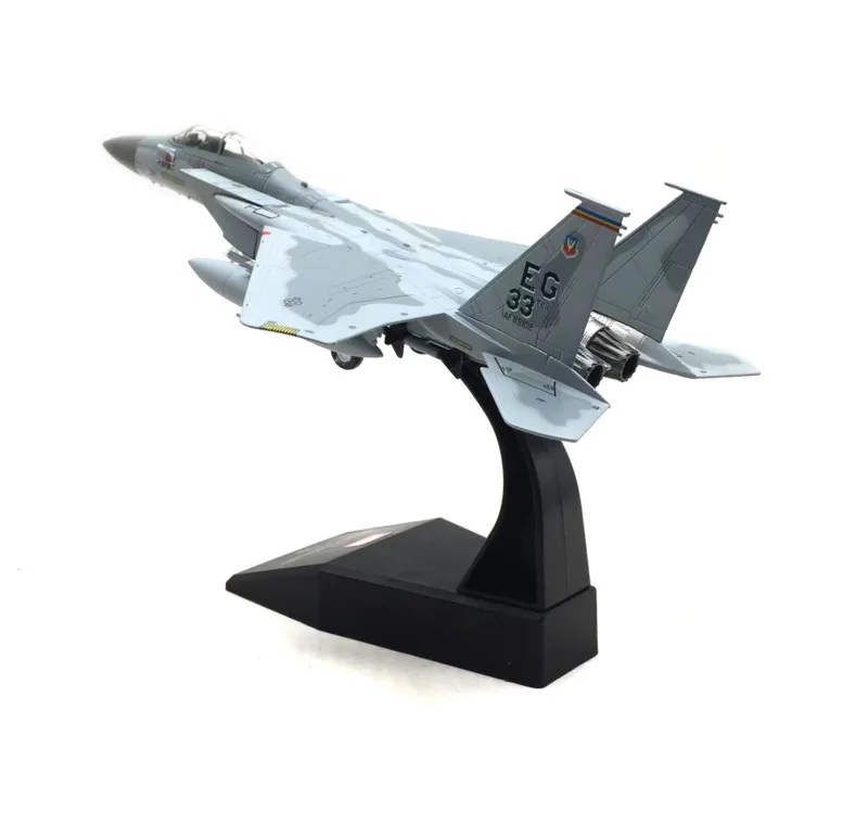 

1/100 New Arrival Special Price Diecast Metal American F-15C Supersonic Fighter Model Furniture Display Collection Toys Military