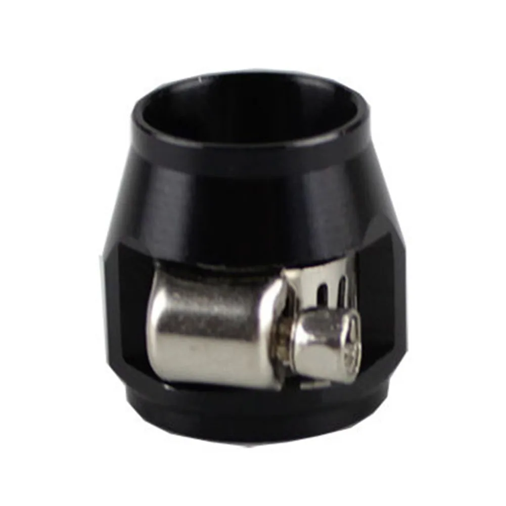 for aluminium Alloy Pipe Clip Clips Mesh Hose Black AN8 Fitting Direct Replacement Easy Installation Non-deformable