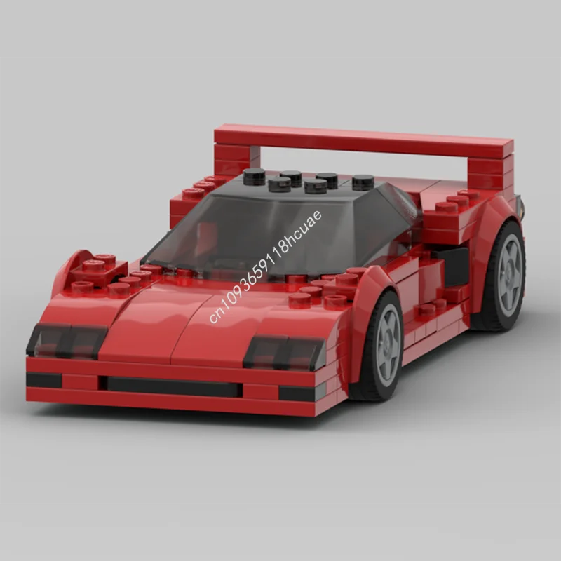 

155pcs MOC F40 City Champions Super Car Model Building blocks Toys craft creative Kids Christmas gifts