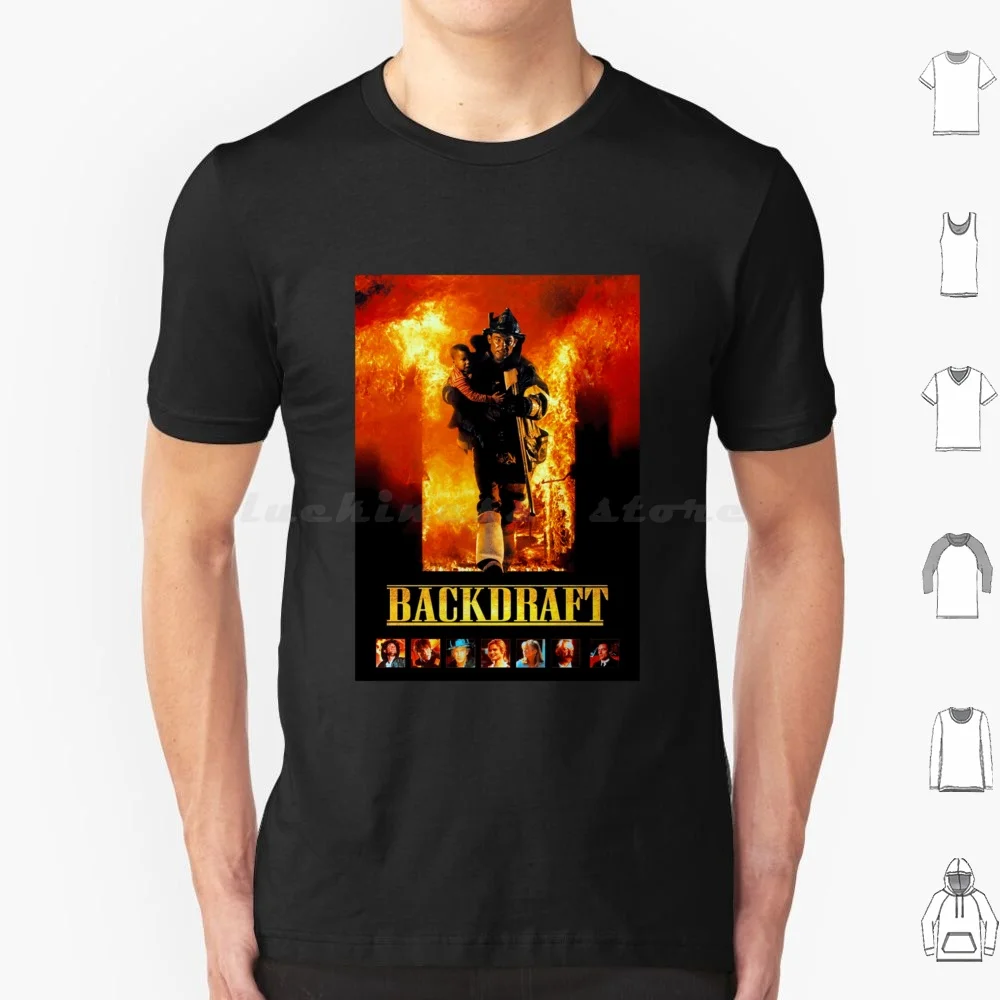 

Футболка Backdraft 6xl, крутая хлопковая футболка Backdraft 1991 г.