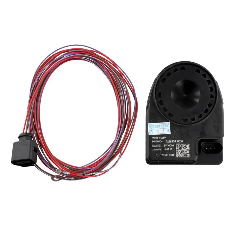 

1K0951605C 1K0951605F Anti Theft Alarm Siren Horn Set For VW Golf GTI Jetta A3 A4 A5 A6 Q5 Q7 Electronic Alarm-A74F