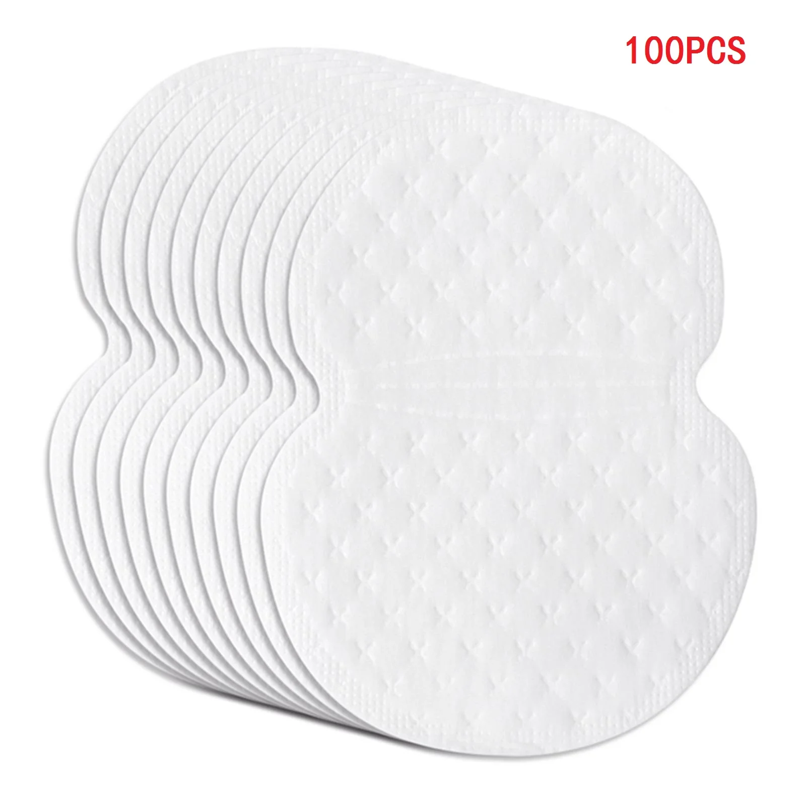 100pcs/set Summer Armpit Sweat Pads Underarm Deodorants Stickers Absorbing Disposable Anti Perspiration Patch