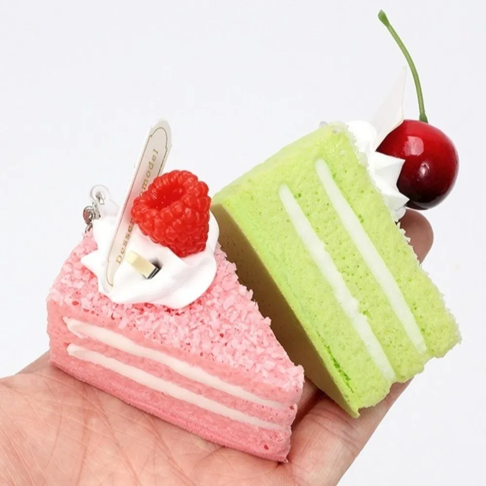 Creative Fruit Cake Squeezed Anxiety Relief Super Soft Simulation Cake Squishy Kneading Comfortable Sensory Stress Ball