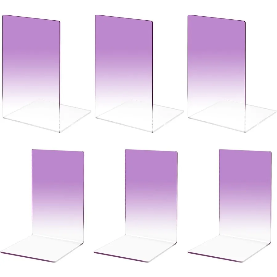 نهايات الكتاب من الأكريليك نهايات الكتاب الواضحة للأرفف منظم الكتب المكتبي حامل الكتب حامل الكتب للكتب الثقيلة والأقراص المضغوطة فيديو Gam #1