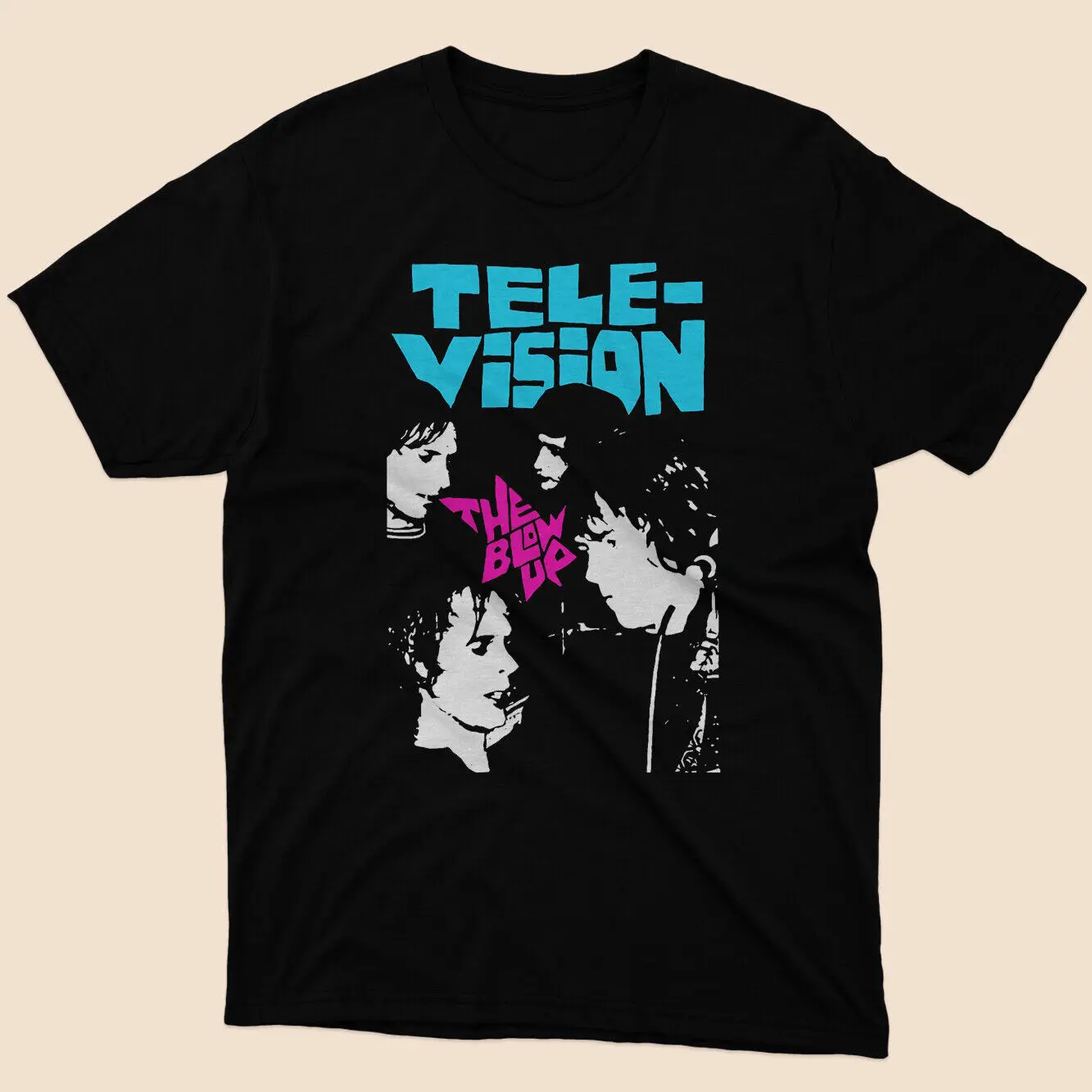 Tele-Vision Essential the Blow up T-Shirt Black Size S to 5xl