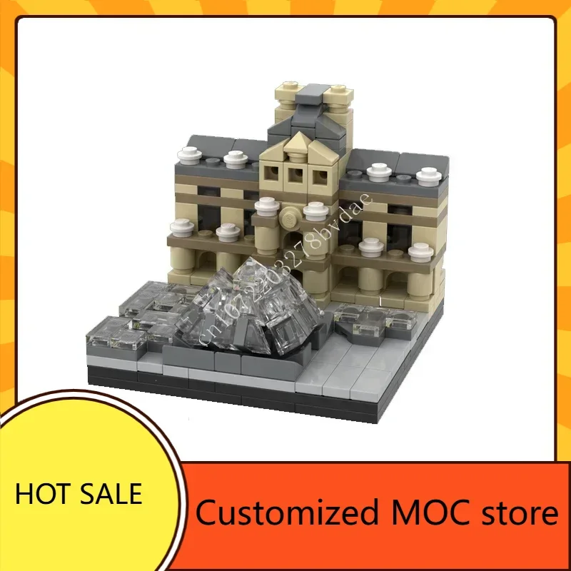 مجموعة Mini World CityArchitecture Collection لأعياد الميلاد MOC streetview Puzzles CityArchitecture ألعاب إبداعية لأعياد ميلاد الأطفال