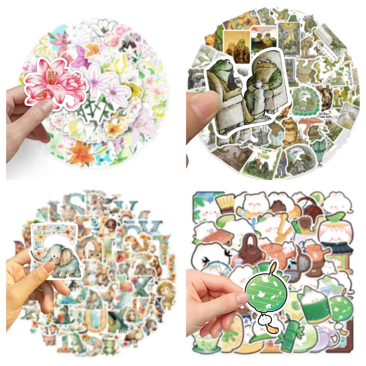 10/30/50 New Popular art cute cartoon stickers Decoration Suitcase Fridge Bicycle Car Guitar Phone Waterproof Sticker Wholesale