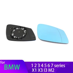 Linke und rechte Seite Spiegelglas blau Rückspiegel Außen Weitwinkel für BMW X1 E84 F48 F20 F21 F40 F22 F23 F30 F31 F34 F10 F07 I3