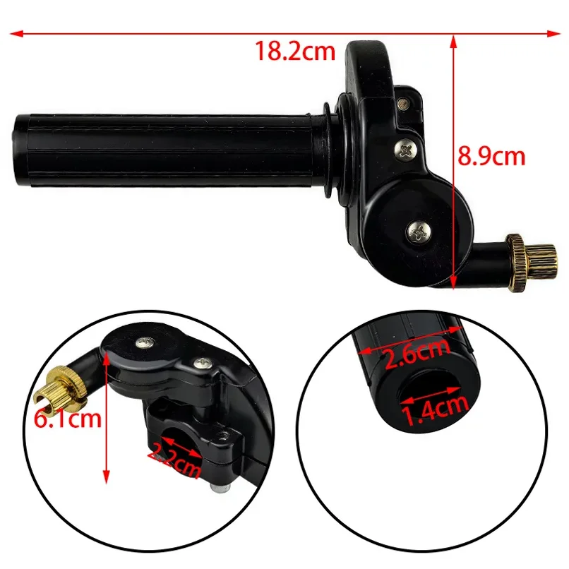 Universal Motorcycle Quick Draw Gas Handle 22mm Twist Handle Throttle Grips Enduro Motocross Dirt Pit Bike Tuning Accessories
