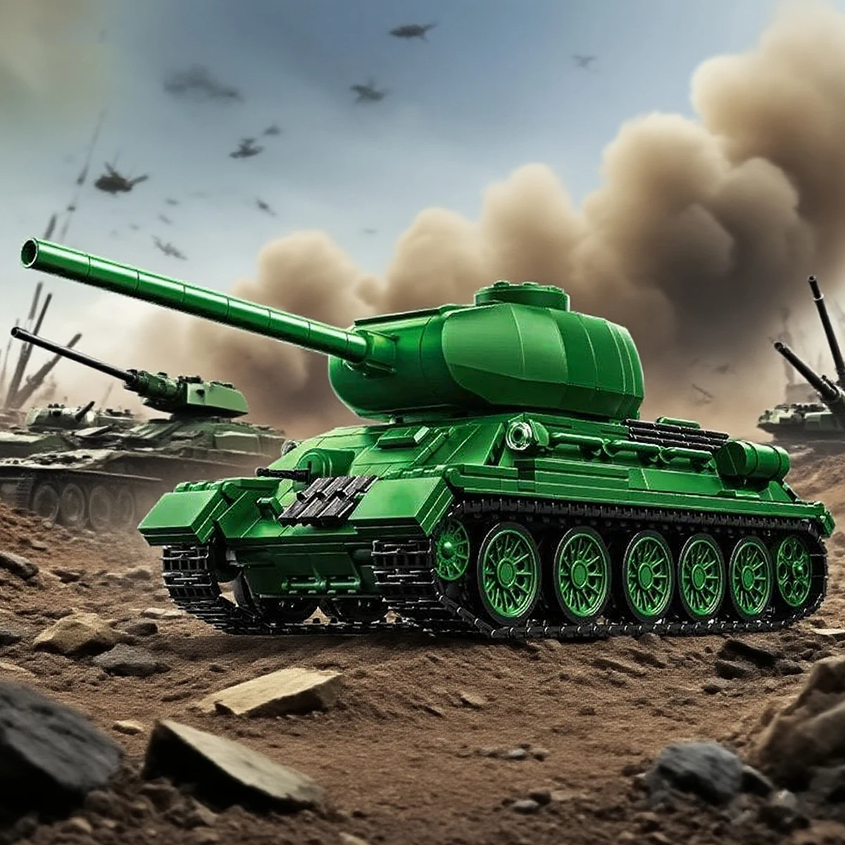 

1:28 военные T34-85 средний танк, строительные блоки, WW2, армейский танк, бронеавтомобиль, кирпичи, модель игрушки для детей, подарок на день рождения MOC