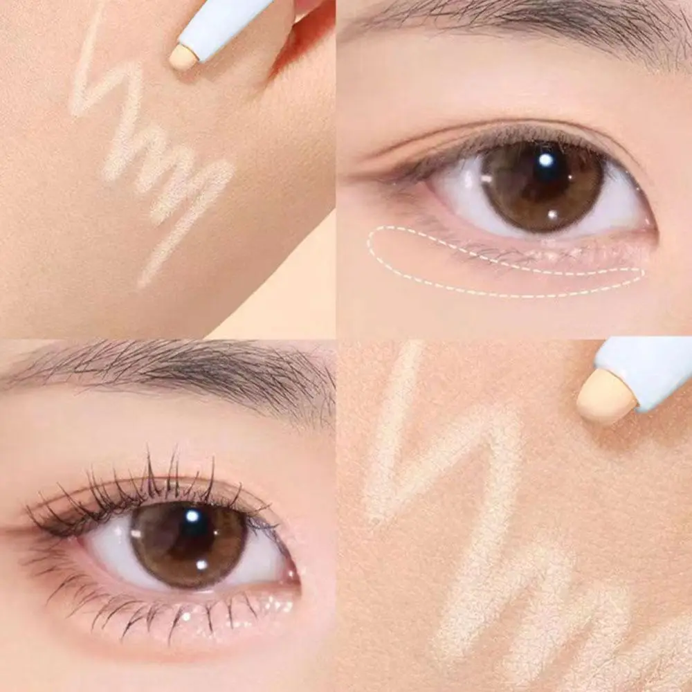 Lápiz corrector de belleza para manchas de acné, cubiertas de ojeras, contorno Natural, cosmético, Maquillaje facial, herramientas para iluminar