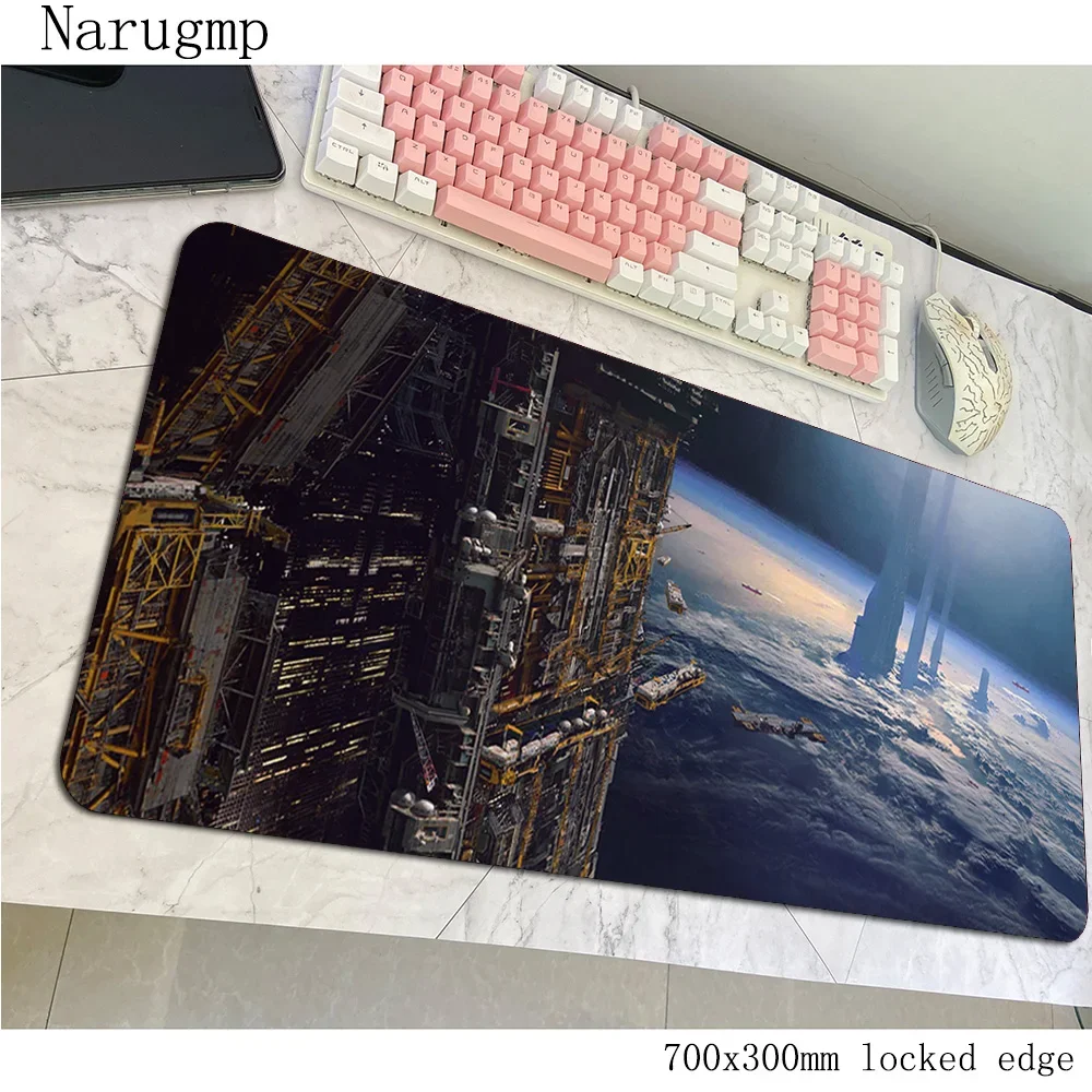 Building Sci Fi mouse pad esports gaming mousepad anime 900x400x4mm notbook desk mat cute padmouse games pc gamer mats