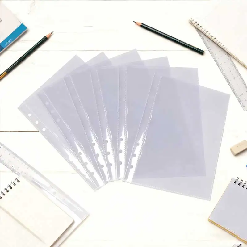50pcs A5 Photo Album Binder Sleeves Photo Album Binder Refill Inner Cards Photocard Refill Bags Pocket Instax Name Card Postcard